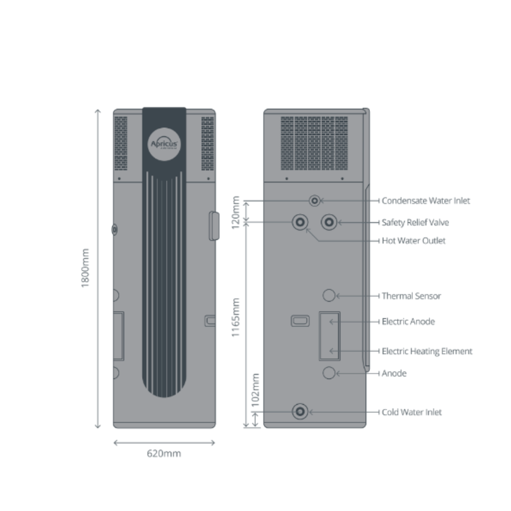 All In One Heat Pump - 260L